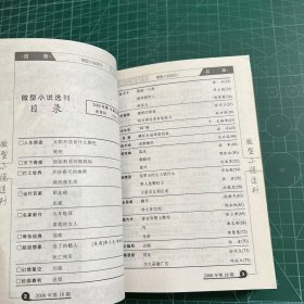 微型小说选刊2008.17-24（8册合售）