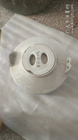 民国时期青绿山水人物茶壶一把