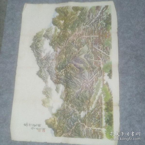 泰山登山路线图