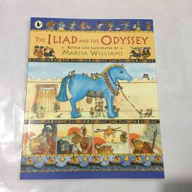 伊利亚特和奥德赛 英文原版 The Iliad and the Odyssey 全彩漫画绘本希腊神话 Marcia Williams    12开