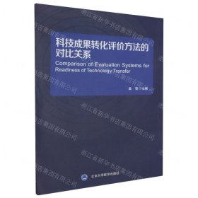 科技成果转化评价方法的 对比关系(挂图)