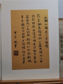 书法笺 宣纸软卡 泥金熟宣镜片 山园小梅其一 品纸如图 便宜15元