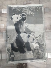 熊猫 中国杭州东方红丝织厂（织锦）