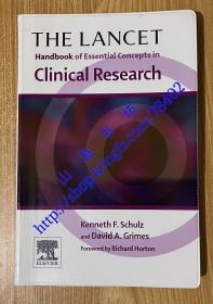 The Lancet Handbook of Essential Concepts in Clinical Research Vinyl Bound柳叶刀临床研究基本理论手册