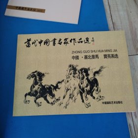 当代中国画名家作品选，中国塞北墨马，宝亮画选（干净整洁，缺版权页）