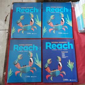 national geographic reach（F-1、2、3+practice book）4本合售