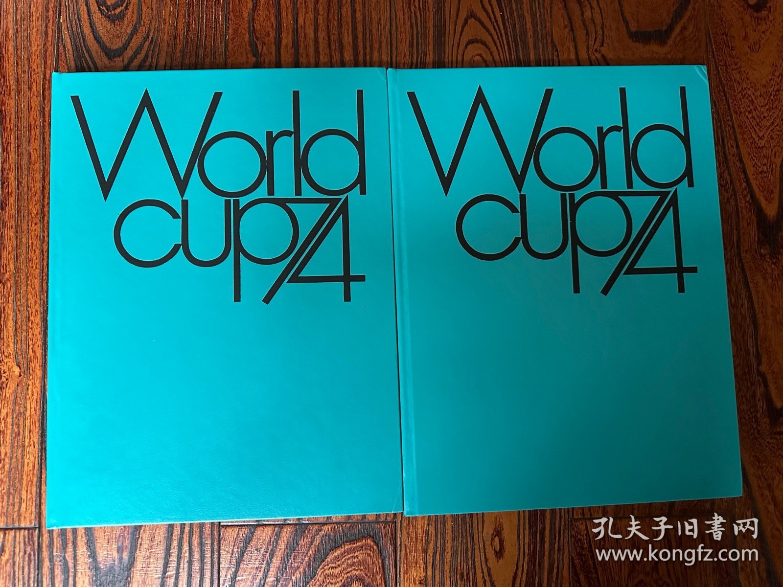 （双册）1974世界杯足球官方画册上下册 德国osb原版世界杯画册 总结特刊world cup赛后特刊 贝肯鲍尔包邮