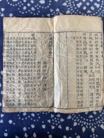 木刻古籍 《丧礼彙篡》存序言 目录 上卷