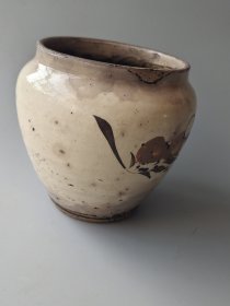 明代磁州窑石榴罐