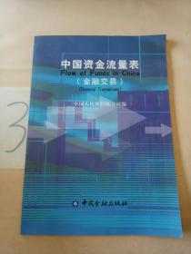 中国资金流量表(金融交易)。