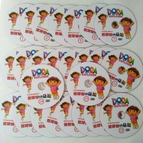 爱探险的朵拉Dora英语动画片 第1+2季 中英双语 中英文字幕 25张DVD光盘碟