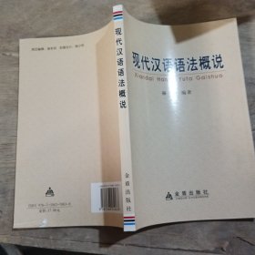 现代汉语语法概说