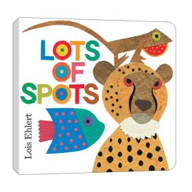 英文原版 Lots of Spots  许多的斑点 纸板书 英文版 进口英语原版书籍