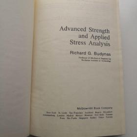 高等材料力学和实用应力分析【英文版】Advanced Strength and Applied Syress Amalysis