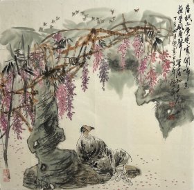 王明明 纯手绘国画 软片