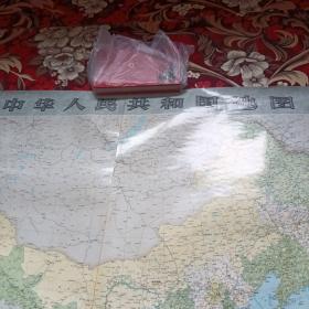 九十年代老旧复膜中国地图
