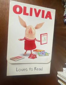 olivia小猪奥莉薇幼儿童英语绘本英文图画书小学启蒙故事书礼盒装 Olivia Loves to Read -Ready to Read Level One 6 本