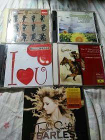 CD，外国音乐，5盒。（帕格尼尼，夏之梦等）