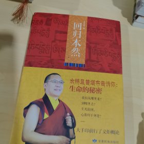 回归本然（太桥旦增堪布告诉你生命幸福的秘密，一部深入浅出的大手印前行了义炬概论，香港著名影星吴镇宇推荐！）