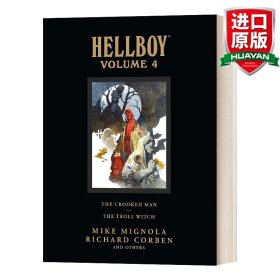 Hellboy Library Edition Volume 4: The Crooked Man and the Troll Witch 英文原版