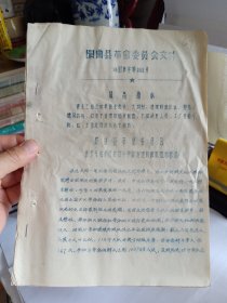 阳曲县关于当前开展对敌斗争和清理 B盒阶级队伍的意见 （油印，共六页12面） B盒