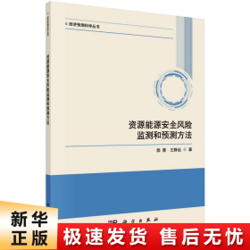 资源能源安全风险监测和预测方法