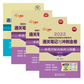 2022国家执业药师职业资格考试通关笔记与冲刺金卷共4册