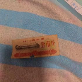 四川省粮票6 一市斤 1973年