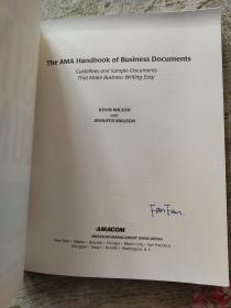 The AMA Handbook of Business Documents