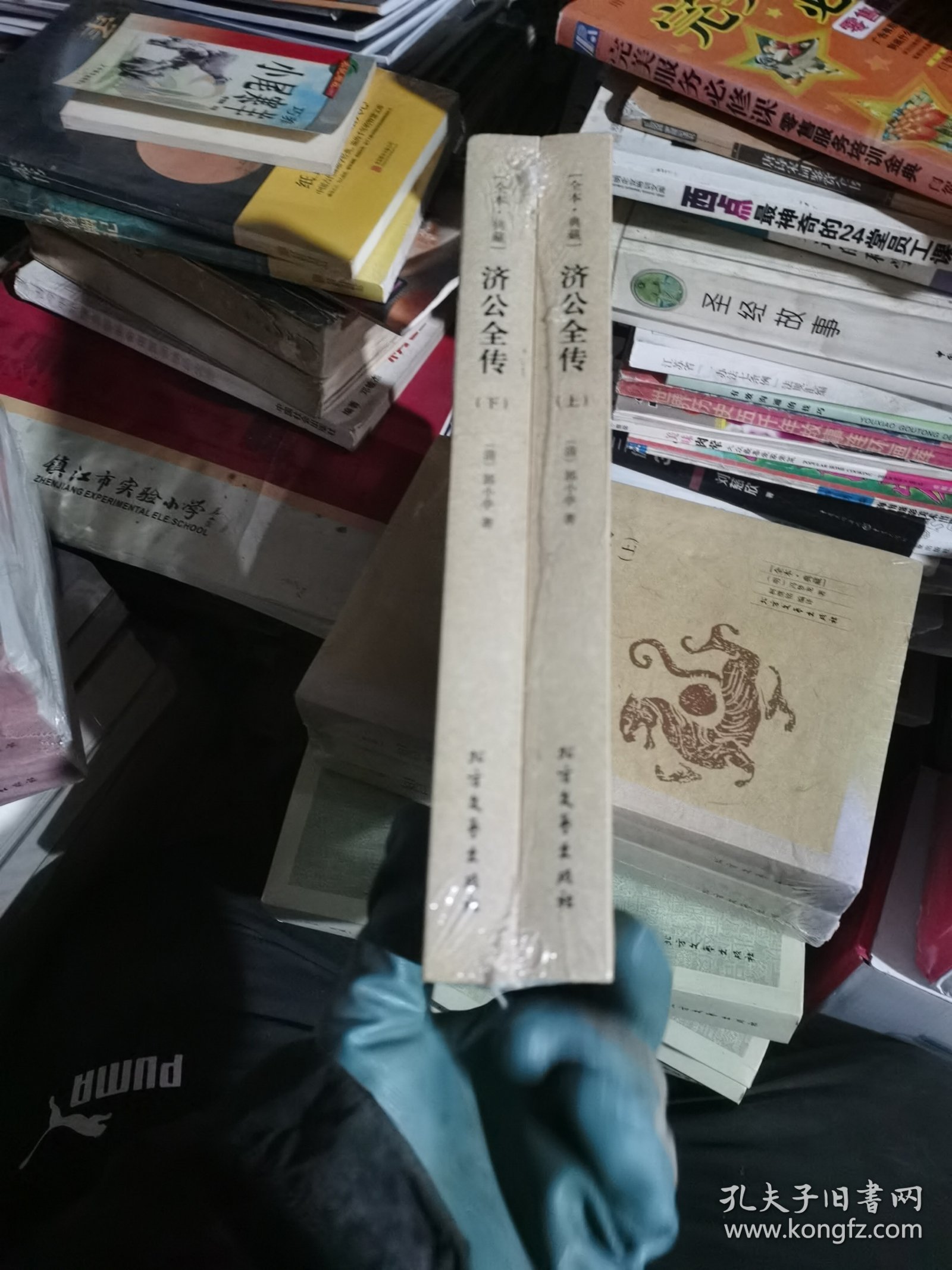 （全2册正版塑封）济公全传 中国古典文学名著 济公在历史上确有其人，据有关历史典籍记载，济公本名道济，因为疯癫，也被人称为济癫，出家杭州灵隐寺，因不守佛门规矩，被赶到净慈寺。后经过各个时期的演化和积累，最终被塑造为惩恶扶善，济困救危，诛邪灭佞的活佛。济公的形象深受大众喜爱，被多次改编为戏曲和各种影视作品。 《济公全传》选用郭小亭的《评演济公活佛传》共二百四十回，更名为《济公全传》整理出版