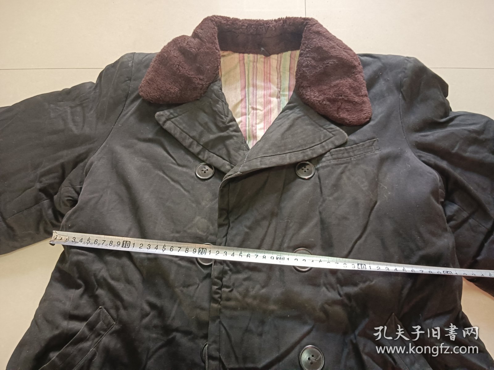 老棉袄 半身棉大衣 图片有尺寸自定不保合身 道具收藏