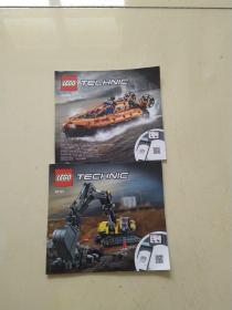 LEGO TECHNIC 42121 /42120 两本合售