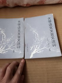 大学语文文言文注评：上下册