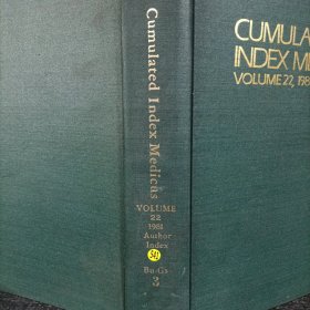 Cumulated Index Medicus（VOLUME 22 1981 Author Index）Bu–Gs 3