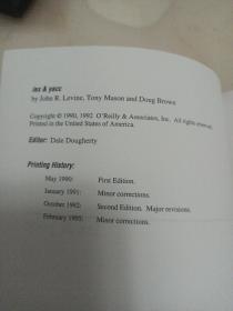 UNIX Programming Tools:Lex & Yacc(英文原版)