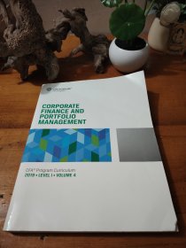 Corporate finance and portfolio management 2019level1 volume4 企业金融和投资组合管理