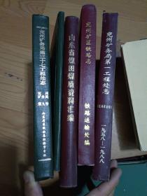 兖州矿务局志书系列《兖州矿务局三十七工程处志（1959--1985）》16开本，硬精装，家中西墙--5