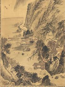 周天林  88/42  绢本立轴
1943年出生，师从著名国画家徐松安（张大千的弟子），曾任武汉中国书画院院长，湖北省美术家协会理事，湖北工艺美术大师