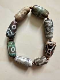高古鱼头珠手串
