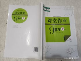 课堂作业 数学 九年级上册