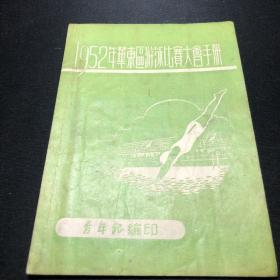 【体育赛事】1952年华东区游泳比赛大会手册