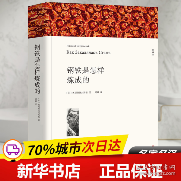 钢铁是怎样炼成的八年级下册初中生原著全译本完整版青少年中学生课外阅读小说文学世界名著