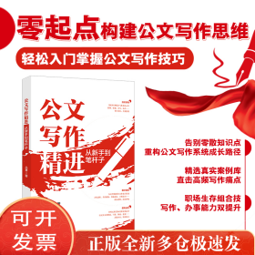 公文写作精进：从新手到笔杆子