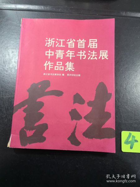 浙江省首届中青年书法展作品集