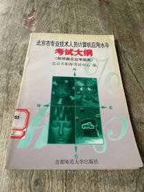 北京市专业技术人员计算机应用水平考试大纲