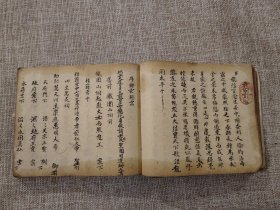 【三天门下女青敕书、本派宗师宫、星主延生表】稀见的清代四川川东地区道家手抄表文、疏文类稿本，线装一厚册全，书内还带各种符法。全篇书法精美值得珍藏。共80个筒子页160面。现特价出售原本，具体见描述！！