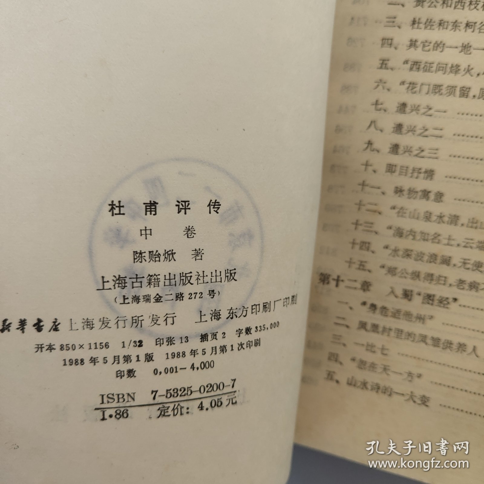 杜甫评传.中卷