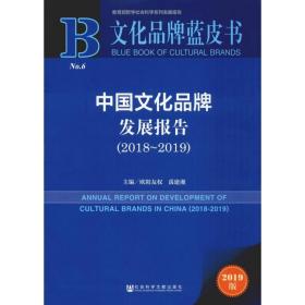 中国文化品牌发展报告（2018~2019）