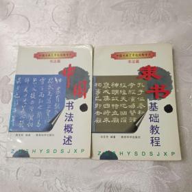 中国书画艺术电视教学片.书法篇: 中国书法概论+隶书基础教程 两本