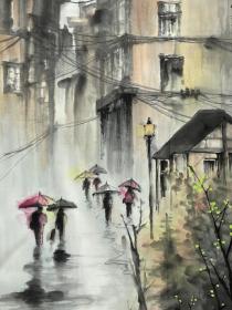 庄千双，笔名；霜。雁荡墨客。汉族，浙江省温州乐清市雁荡山人。1962年8月1日生。师从著名山水画家周逢俊导师。现为中国美术家协会会员，清华美术学院高研班在读、中国书画家协会会员、一级美术师，西泠书画研究院聘为画师、包头市美术家协会会员、土默特右旗美术家协会理事、包头市温州商会理事、包头市浙江商会理事。